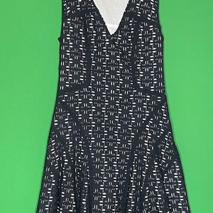 DEREK LAM BLACK CROCHET DRESS SIZE 10